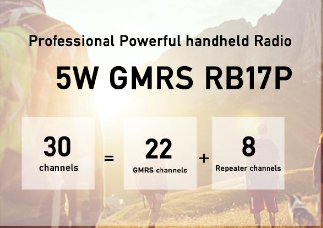 GMRS radio 30 channels