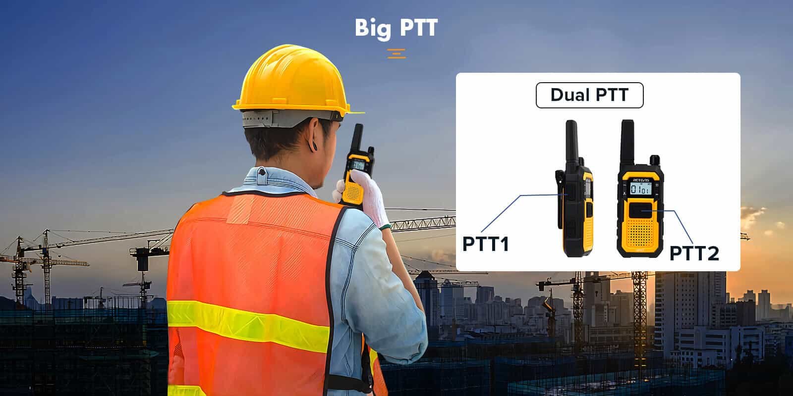 waterproof walkie talkie