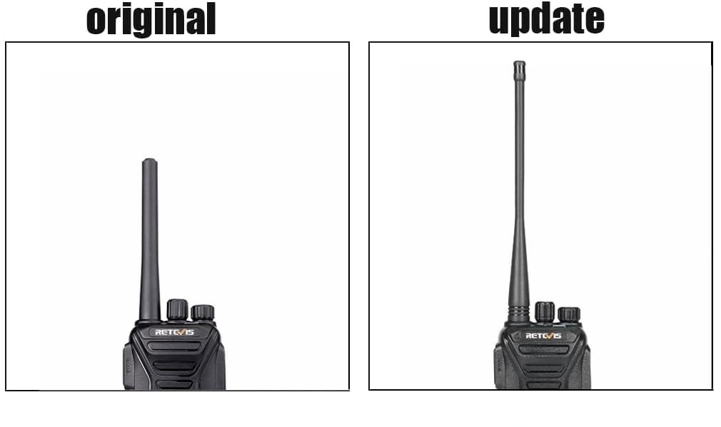 Retevis RT27V MURS Radio Antenna: Original vs Updated 