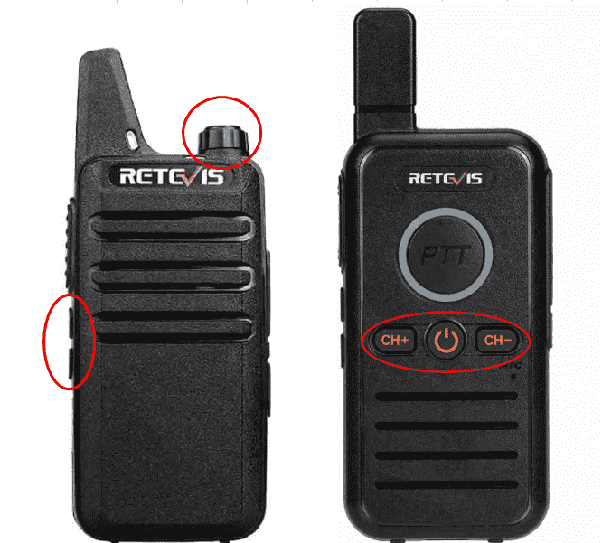 mini walkie talkie