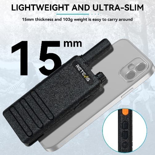 Retevis B3H 15mm Ultra-Thin Portable Two Way Radios