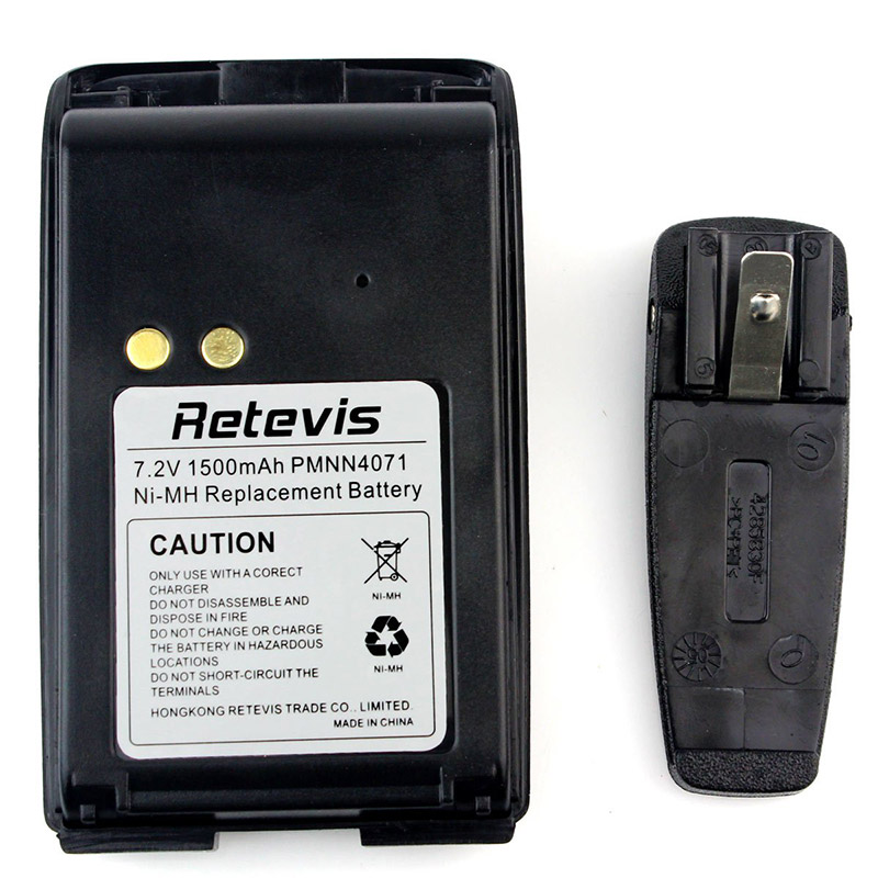 battery with Belt Clip- accessories for Motorola- retevis