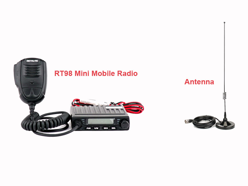 mini mobile raido with antenna