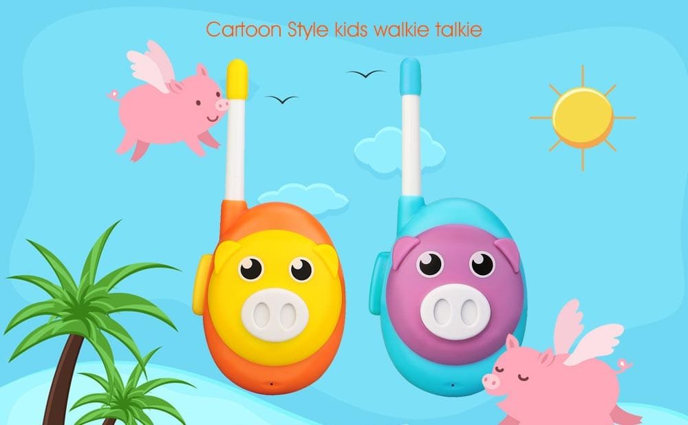 Cartoon Style kids walkie talkie for children plays outdoor Cartoon Style kids walkie talkie for children plays outdoor