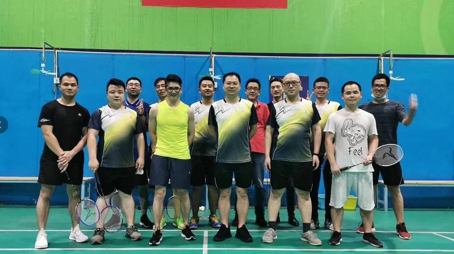 The family photo of Retevis Badminton Club in 2020 The family photo of Retevis Badminton Club in 2020