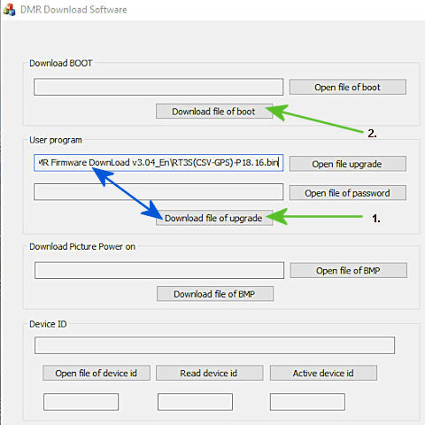  properly upgrade RT3S firmware